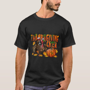 Erntedank Crew Matching Family Türkei Funny Gif T-Shirt