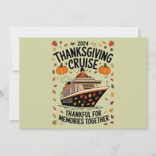 Erntedank Cruise 2024 Danke für Erinnerungen Einladung