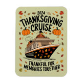 Erntedank Cruise 2024 Danke für Erinnerungen Magnet (Vertikal)