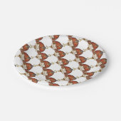 Erntedank Custom Paper Teller/Türkei Pappteller (Schrägansicht)