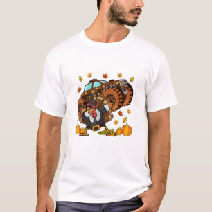 Erntedank Dabbing Turkey Monster Truck T-Shirt