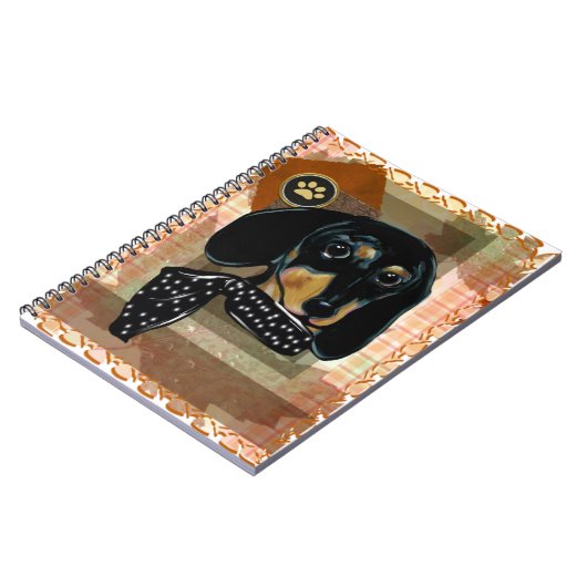 ERNTEDANK DACKEL NOTIZBLOCK (Linke Seite)