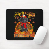 Erntedank Dackel Tragen Türkei Kostümfall Mousepad (Mit Mouse)