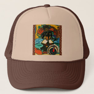 Erntedank Dackel Truckerkappe