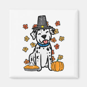 Erntedank Dalmatiner Niedlich Herbst Herbst Hunde Magnet