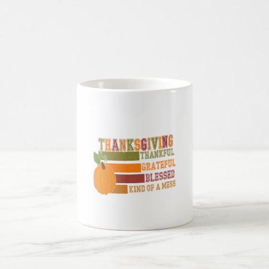 Erntedank dankbar dankbar gesegnet kaffeetasse (Mittel)