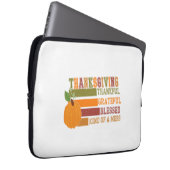 Erntedank dankbar dankbar gesegnet laptopschutzhülle (Vorne Rechts)