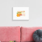 Erntedank dankbar dankbar gesegnet leinwanddruck (Insitu (Wohnzimmer))