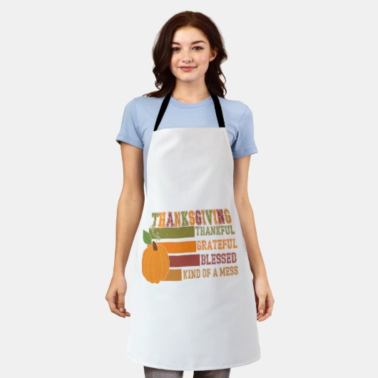 Erntedank dankbar dankbar gesegnet schürze (Getragen)