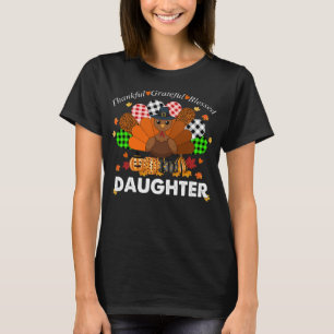 Erntedank Dankbar Dankbarkeit gesegnete Tochter T-Shirt