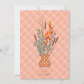 Erntedank "Dankbar" Fall Leaf-Arrangement Feiertagskarte (Vorderseite)