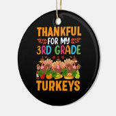 Erntedank dankbar für meine 3. Klasse Keramik Ornament (Links)