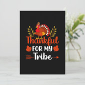 Erntedank dankbar für meinen Stamm Einladung (Stehend Vorderseite)