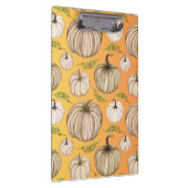 Erntedank dankbar Kürbisfleck fallen Kürbis Klemmbrett (Rechts)