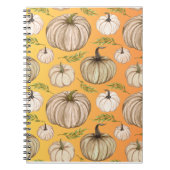 Erntedank dankbar Kürbisfleck fallen Kürbis Notizblock (Vorderseite)