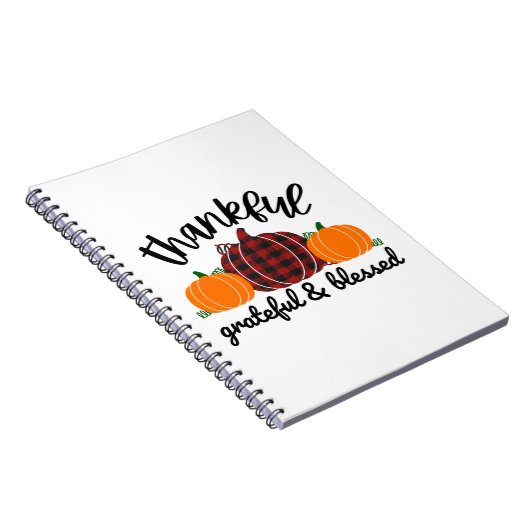 Erntedank Dankbar Notizblock (Rechte Seite)