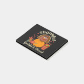 Erntedank Dankbar und gesegnet Post-it Klebezettel (angewinkelt)