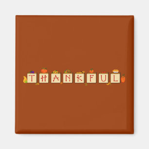 Erntedank-dankbarer Magnet