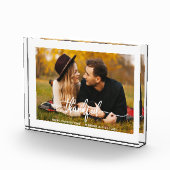 Erntedank Dankbares Script-Foto-Block Fotoblock (Rechts)