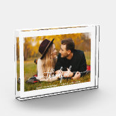 Erntedank Dankbares Script-Foto-Block Fotoblock (Links)