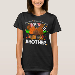 Erntedank Dankbarkeit dankbar gesegneten Bruder T-Shirt