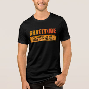 Erntedank Dankbarkeit Familienfreundlichkeit Ansam Tri-Blend Shirt