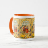 Erntedank Dankbarkeit Pilgrims Tasse (Vorderseite Links)