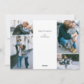 Erntedank Dankbarkeit Script Foto Collage Feiertagskarte (Rückseite)