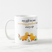 Erntedank Dankbarkeit Tasse: Ein nachdenkliches Ge Kaffeetasse (Links)