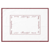 Erntedank Dankbarkeit Tischdecke (Vorderseite (Horizontal))