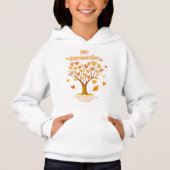 Erntedank Dankbarkeit Tree Kids Pullover Hoodie (Vorderseite)