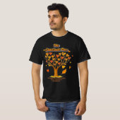 Erntedank Dankbarkeit Tree Men's Value T - Shirt (Vorne ganz)