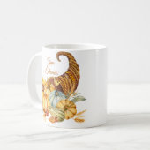 Erntedank Danke an Watercolor Kaffeetasse (Vorderseite Links)