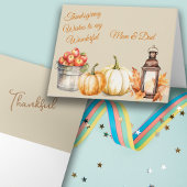 Erntedank Danke Custom Karte