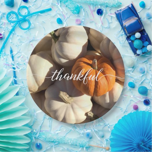 Erntedank Dankeschön Dinner Pumpkin Harvest Pappteller (Party)