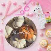 Erntedank Dankeschön Dinner Pumpkin Harvest Pappteller (Party)