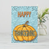 Erntedank Dankeskarte (Stehend Vorderseite)