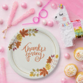 Erntedank Day Bowls for Family Pappteller (Party)