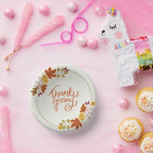 Erntedank Day Bowls for Family Pappteller (Party)