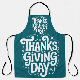 Erntedank Day Celebrate mit Familie und Freunden Schürze