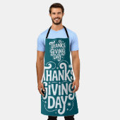 Erntedank Day Celebrate mit Familie und Freunden Schürze (Getragen)
