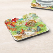 Erntedank Day Cork Untersetzer (Linke Seite)