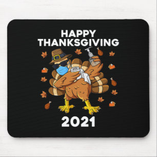 Erntedank Day Dabbing Türkei Pilgrim Fun Boys K Mousepad