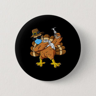 Erntedank Day Dabbing Türkei Pilgris Boys Kinder Button