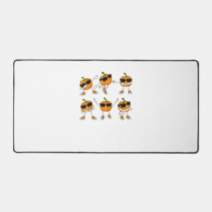 Erntedank Day Dancing Pumpkin Boys Girls Kinder Schreibtischunterlage