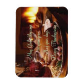 Erntedank Day Dinner Magnet (Vertikal)