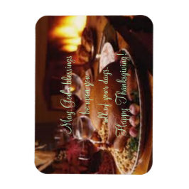 Erntedank Day Dinner Magnet