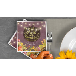 Erntedank Day Dinner Party Pumpkin String Light Serviette
