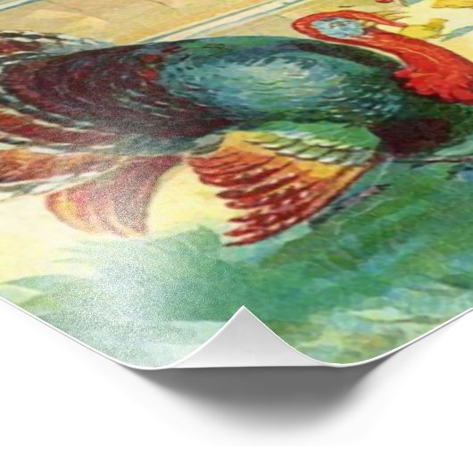 Erntedank Day Foto Print (Ecke)