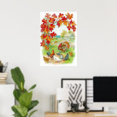 Erntedank Day Gerahmt Print Poster (Heimbüro)